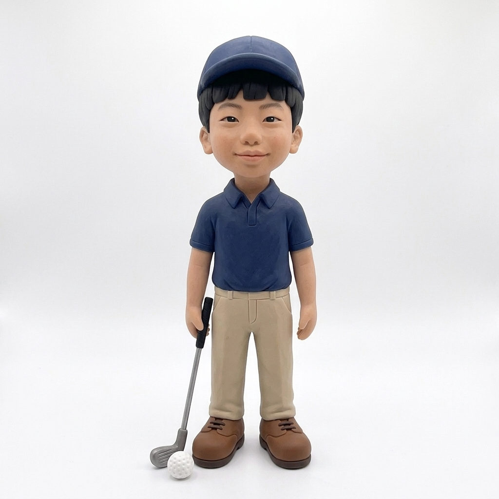 3D 찰흙 골프 캐릭터