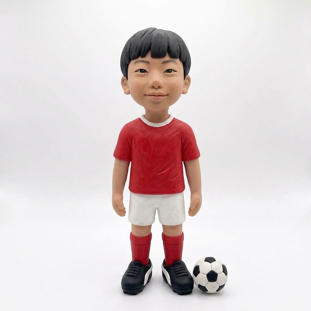 3D 찰흙 축구 선수 캐릭터